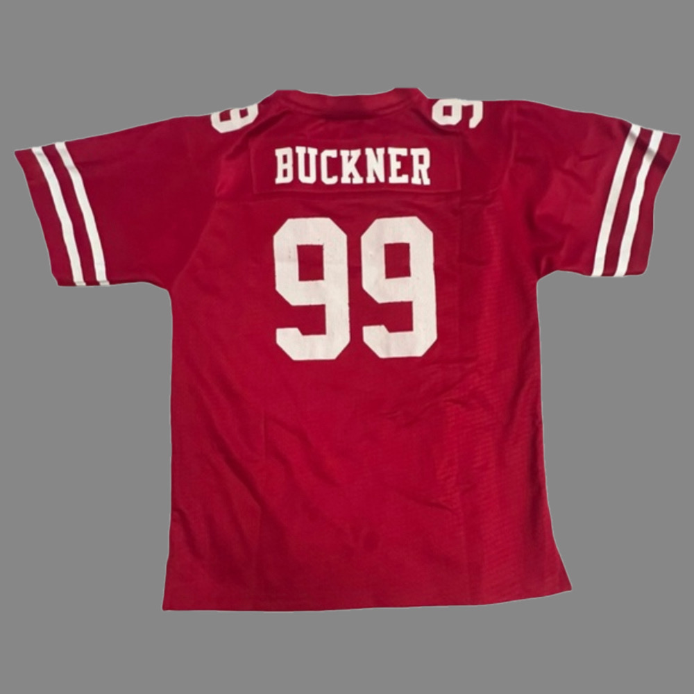 DeForest Buckner San Francisco Forty Niners NFLPA Peo Line Jersey